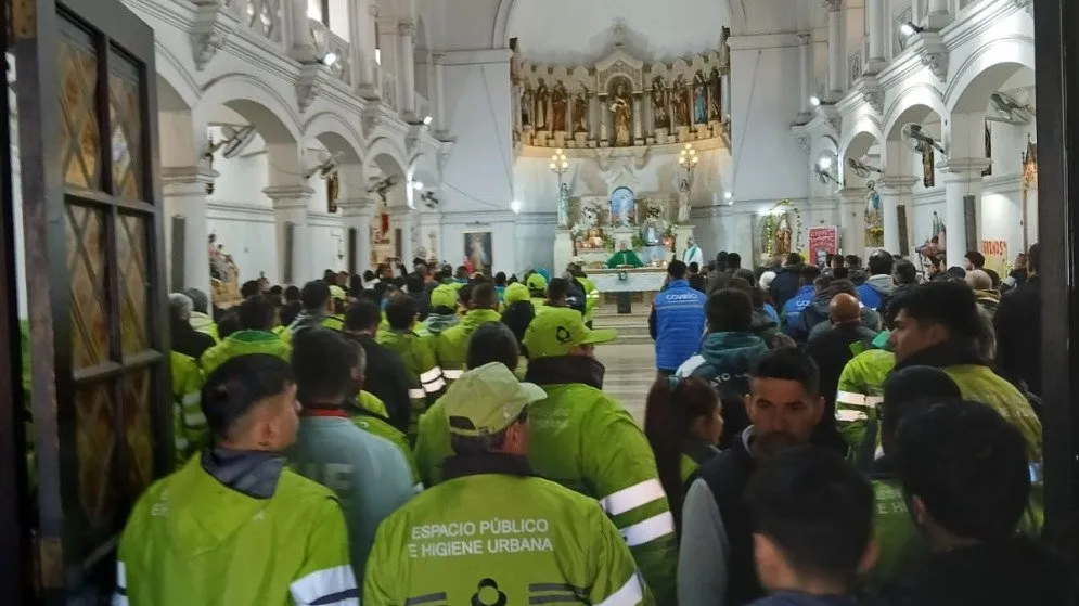 Exclusivo: Moyano habló de Cristina en una misa 